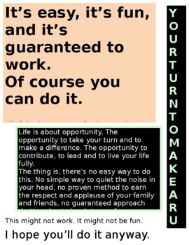 Preview of Inspirational  Seth Godin Poster for Classroom