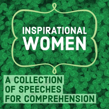 Preview of Inspirational Women: Speech Comprehension COMPLETE Set -Women's History Month