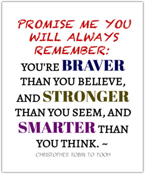 Preview of Inspirational Winnie The Pooh (Poster)