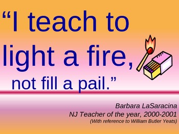 Preview of Inspirational teaching quotes - PowerPoint rotating slides