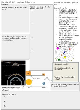 Preview of Inspire Earth Science Lecture Guide Module 22