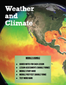 Preview of Inspire Science 6th Grade - Module 6 "Weather and Climate" DIGITAL BUNDLE