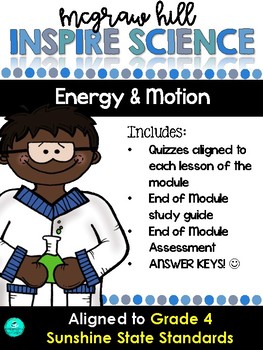 Preview of Inspire Science Assessments - GRADE 4, ENERGY & MOTION