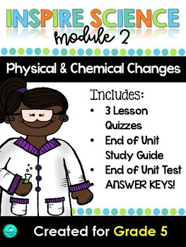 Preview of Inspire Science Assessments - GRADE 5, MODULE 2