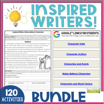 Preview of Inspired Writers Bundle - Digital & Print