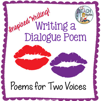 Preview of Lesson for Dialogue Poems - Writing with Mentor Texts - Poems for Two Voices
