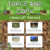 Inspired by Minecraft Trace and Copy Sentences