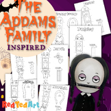 Inspired by The Addams Family Paper Puppets - Halloween Cr
