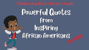 Preview of Inspiring Black History Quotes