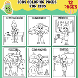 Inspiring Careers & Occupation coloring pages for kids, fu