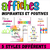 Inspiring Classroom Quote Posters - Affiches Inspirantes e