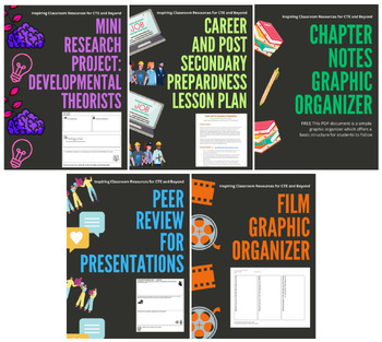 Preview of Inspiring Classroom Resources for CTE and Beyond Bundle #1