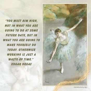 Preview of Inspiring Quotes: The Impressionists, Degas