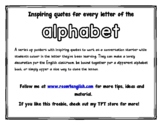 Inspiring Quotes for Every Letter of the Alphabet! - FREE