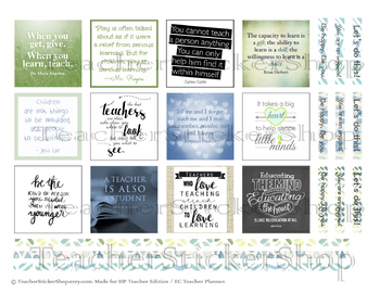 Grading Quote Sticker Sheets Funny Teacher Quote Planner Stickers 