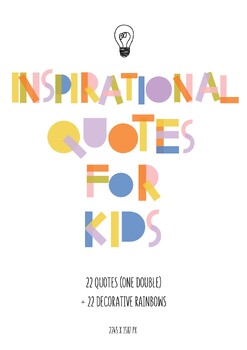 Inspirational Quotes For Kids By Lola Figallo 