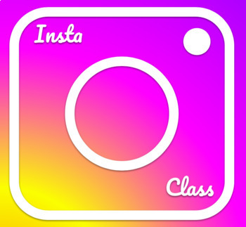 Preview of Insta Class Slides - Safe Social Media Instagram Experience in the classroom