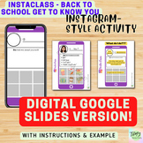 Instaclass:  Back to School Social Media Activity *DIGITAL