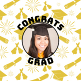 Instagram & Facebook Post Sized Congrats Grad Photo Frame 