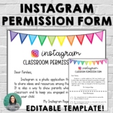 Instagram Permission Form | Editable Template
