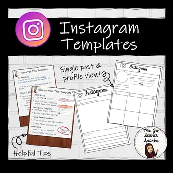 Preview of Instagram Post & Profile Templates