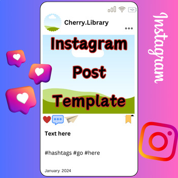 Preview of Instagram Post Template