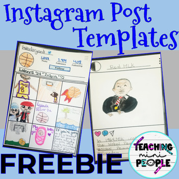 Preview of Instagram Post Template - FREEBIE