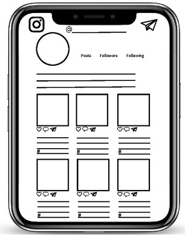 Preview of Instagram Profile Activity Template