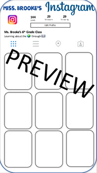 Instagram Profile Template Editable By Spicing Up Sixth Tpt