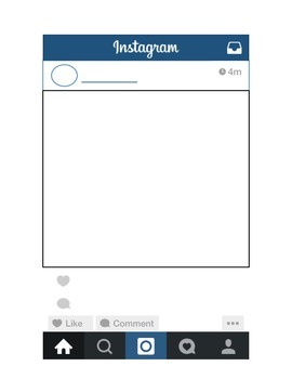 Blank Instagram Template Pdf