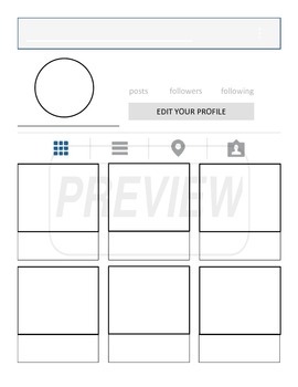 Instagram Template by Making Middle School Manageable | TpT