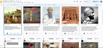 Preview of Instagram Template Classroom Posters, Ancient Civilizations