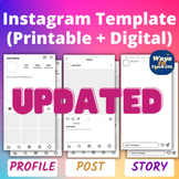 Instagram Template Collection: Profile, post and story tem