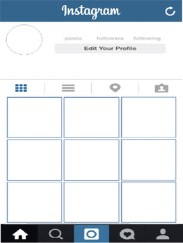 Free editable Instagram profile picture templates