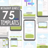 Instagram Templates for TPT Sellers for Canva Engagement Template 1 BUNDLE