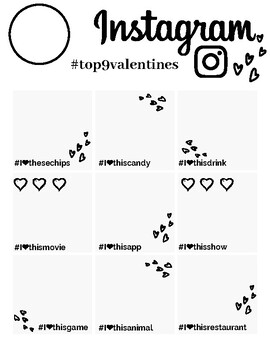 Preview of Instagram Top 9 Valentines Edition