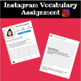 Instagram Vocabulary Cards