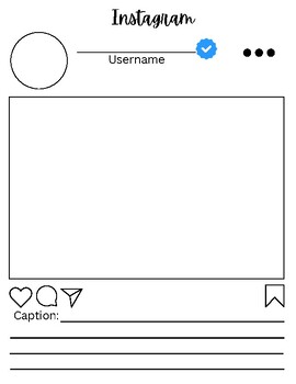 Planet Instagram Worksheet by Somewhatcertified | TPT