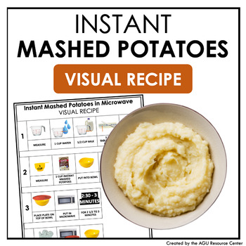Preview of Instant Mashed Potatoes VISUAL RECIPE | Thanksgiving