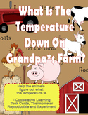 Instant Math Temperature Down on Grandpa's Farm