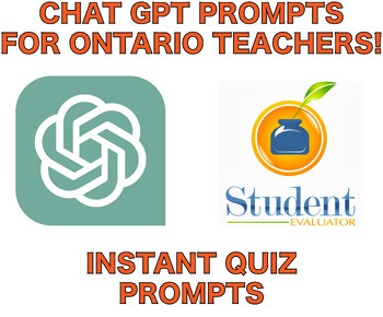 Preview of Instant Quiz Creator CHAT GPT PROMPTS - Make Instant Quizzes and Assessments!