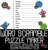Automatic Word Scramble Puzzle Maker