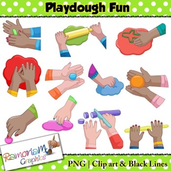 Cut Playdough Outline for Classroom / Therapy Use - Great Cut Playdough  Clipart