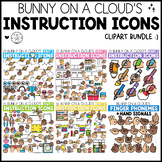 Instruction Icons Clipart Bundle by Bunny On A Cloud