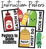 Instruction Posters | Catch Up, Must Do & Pick One | Pickl