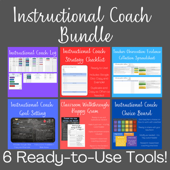 Preview of Instructional Coach Bundle (5 Resources)