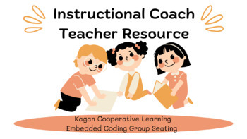 Preview of Instructional Coach Cooperative Learning Embedded Coding Seating Chart Teachers