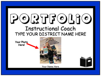 Preview of Instructional Coach Evaluation Portfolio Template
