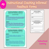 Instructional Coach Informal Feedback Forms