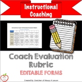 Instructional Coaching: Coach Performance Evaluation Rubri
